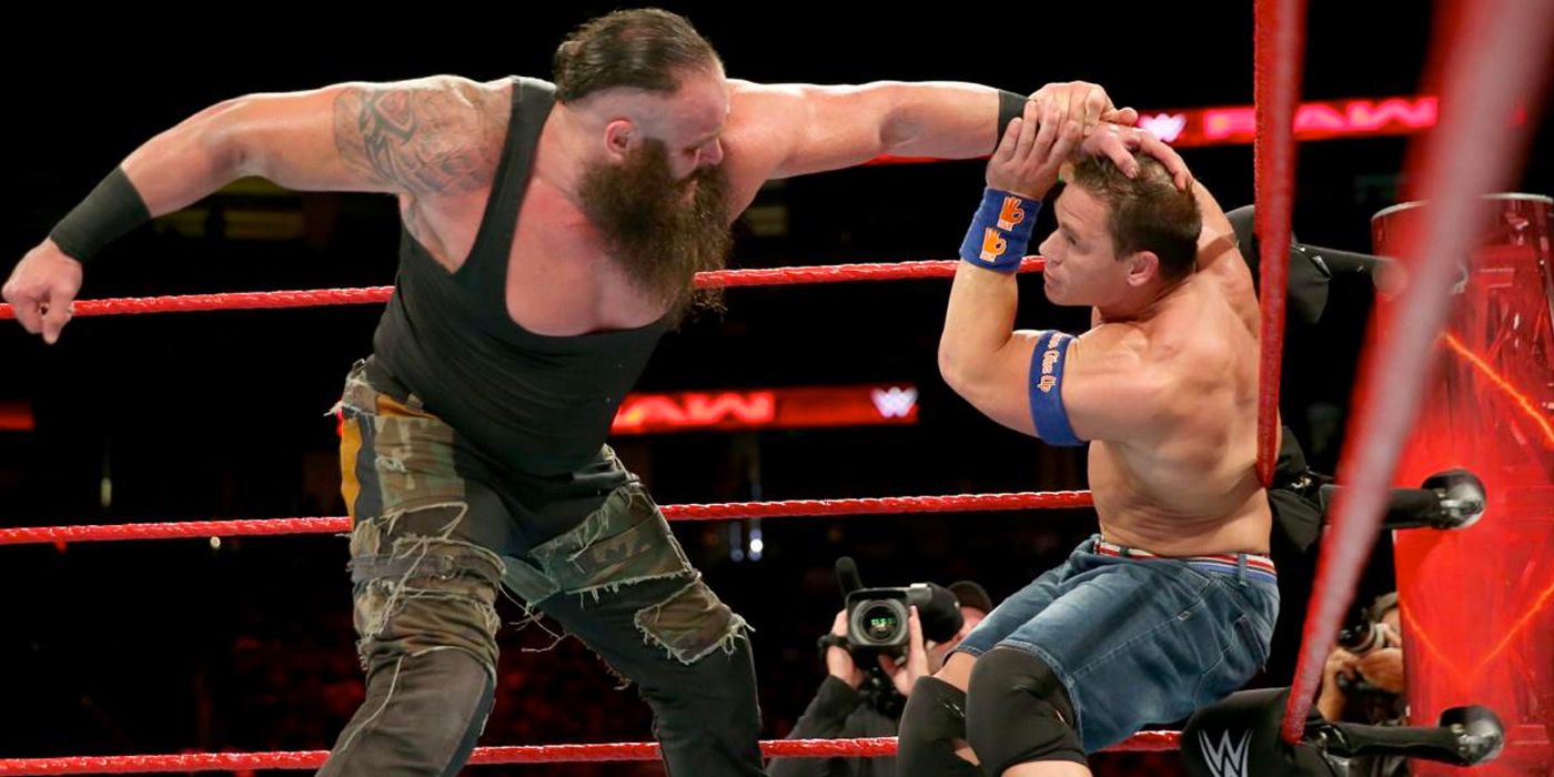 Has braun stroman ever tapoed in a match