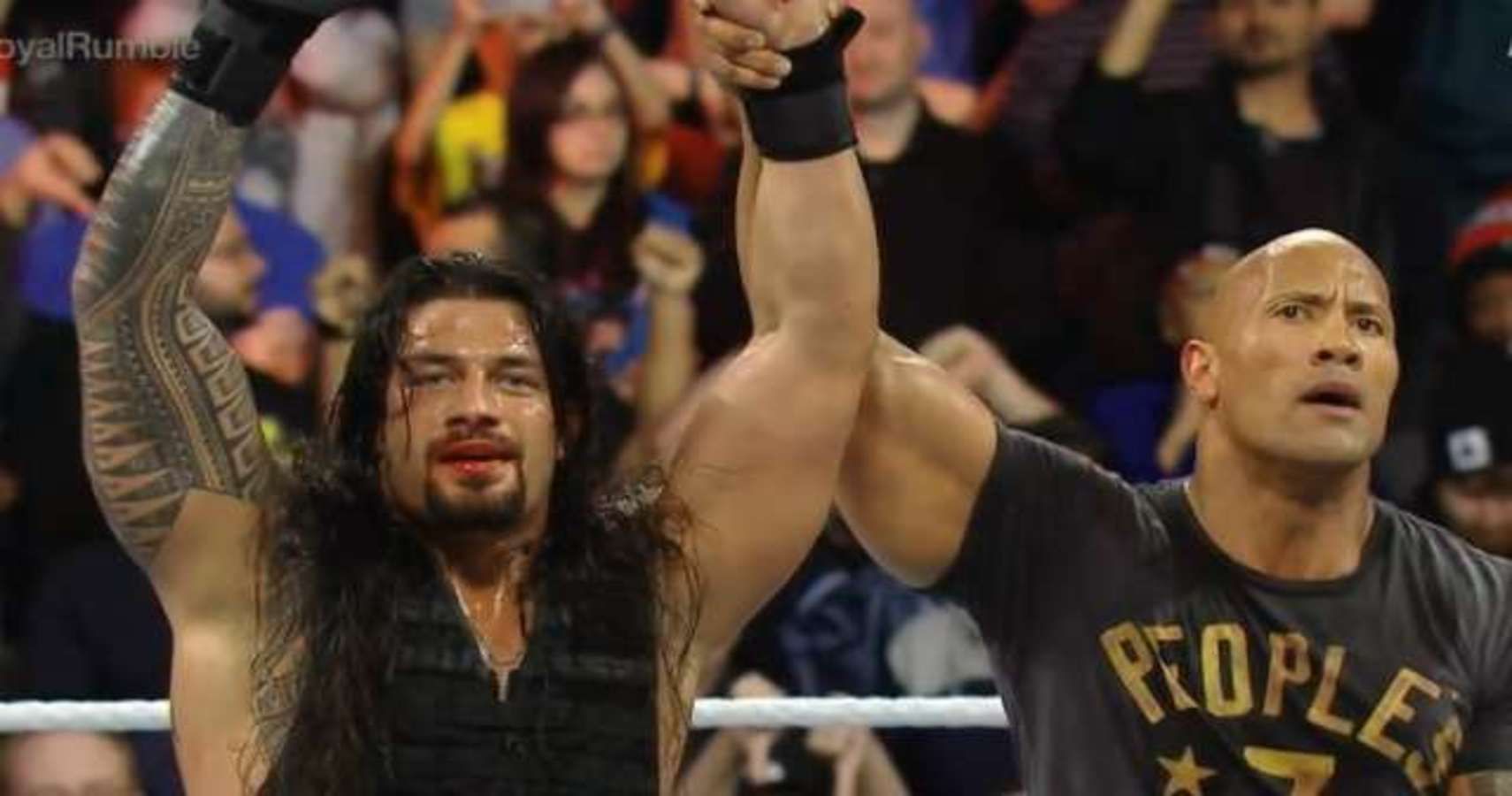 Resultado de imagen de roman reigns wins royal rumble"