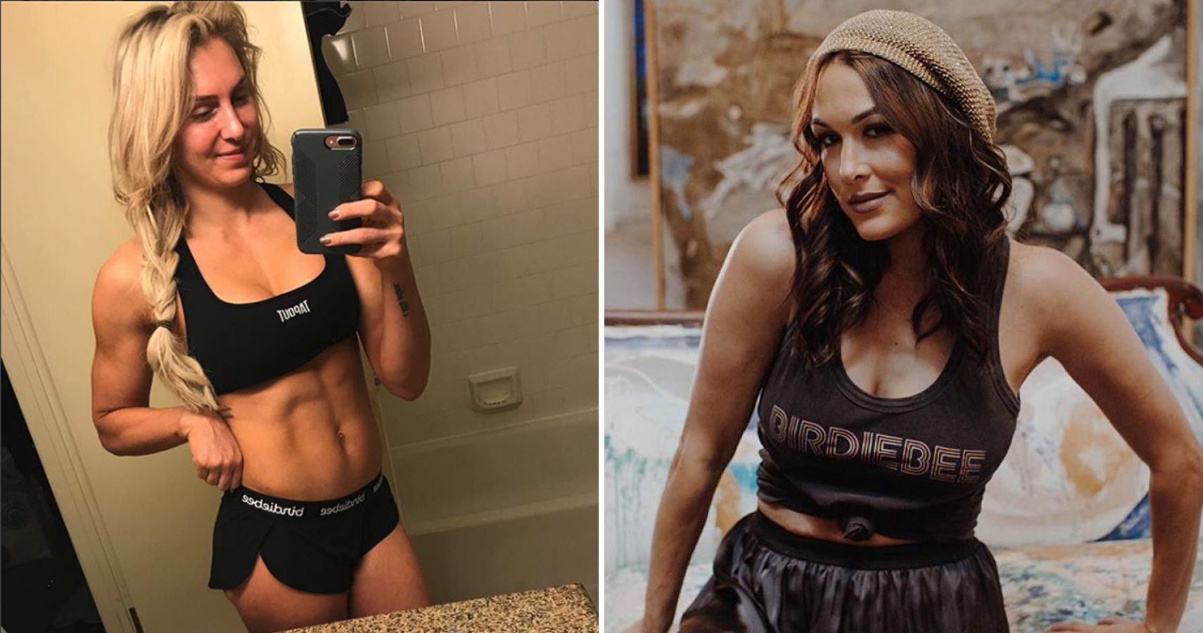 15 Awesome Pictures Of Wrestlers Rocking The Bellas’ Birdiebee Brand