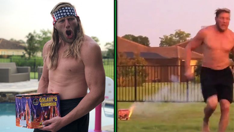 Jack Swagger Accidentally Shot Fourth of July Fireworks at His Wife