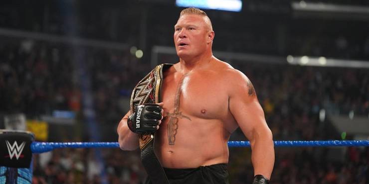 Brock Lesnar blev en fem-gangs verdensmester i 2019
