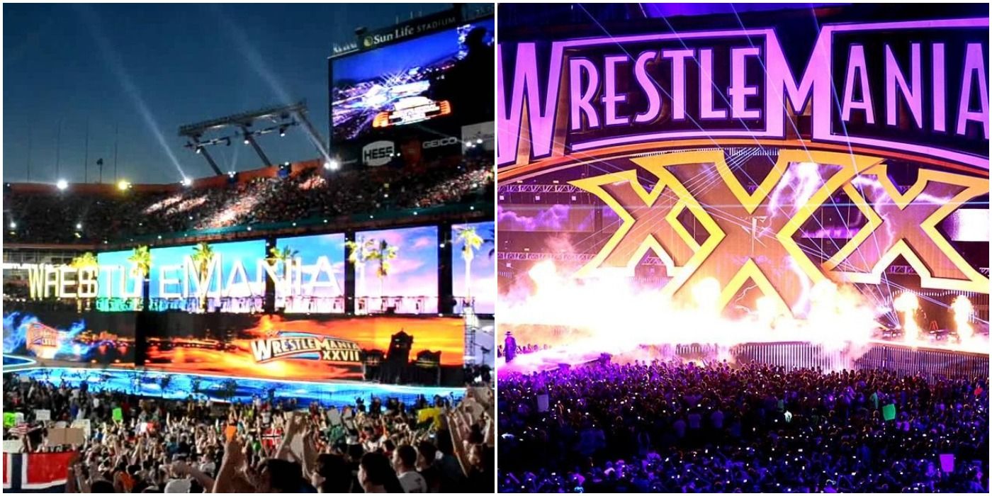 The Last 10 WrestleMania Stage Designs, Ranked Worst To Best